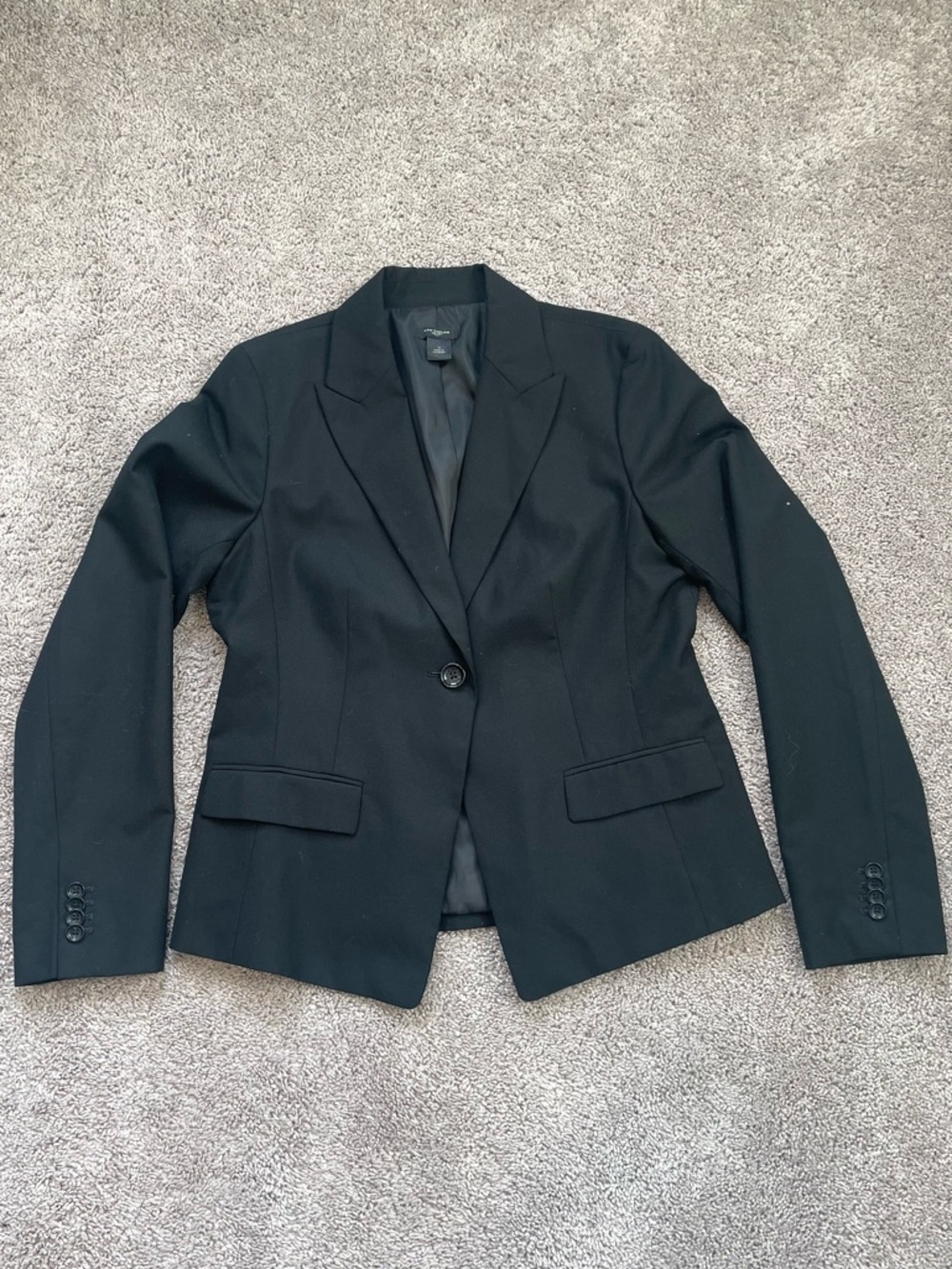 Ann Taylor 10 Black Blazer Suit Jacket Separate